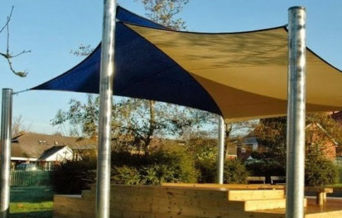 shades structures for schools